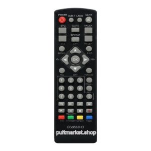 Пульт для T2 тюнера GOLD STAR GS8833HD (універсальний, без налаштування, аналог оригіналу)